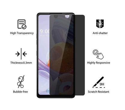 [2 Pack] Anti-Spy Tempered Glass Galaxy Z Fold3 Screen Protector