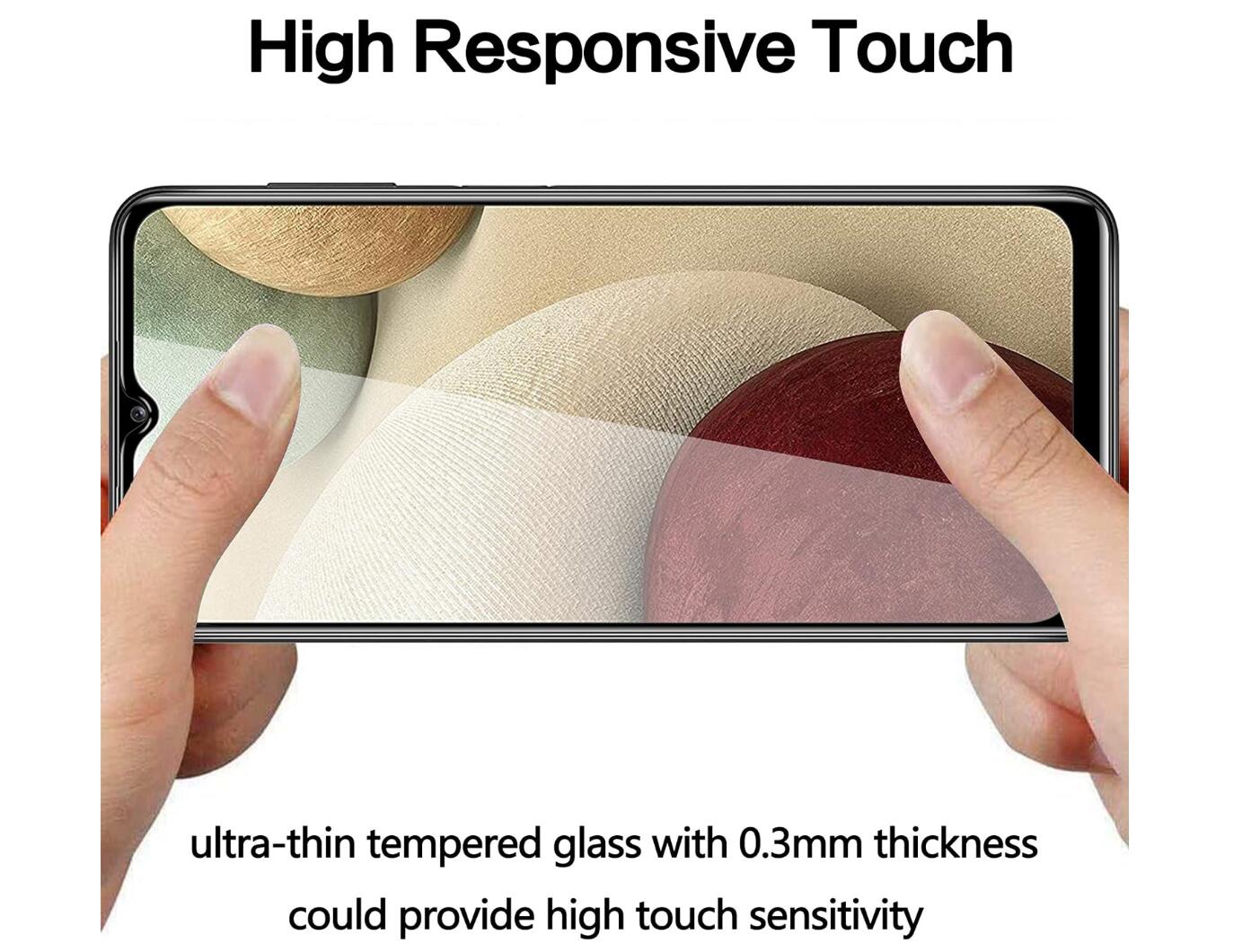 [2 Pack] Anti-Spy Tempered Glass Samsung Galaxy A10 Screen Protector