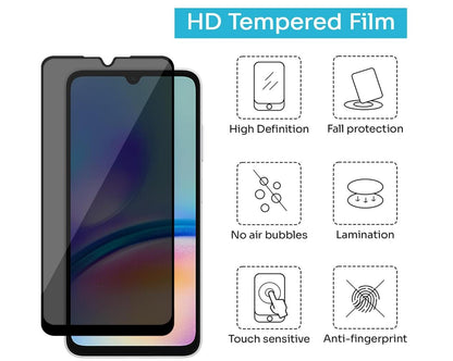 [2 Pack] Anti-Spy Tempered Glass Samsung Galaxy A05 Screen Protector