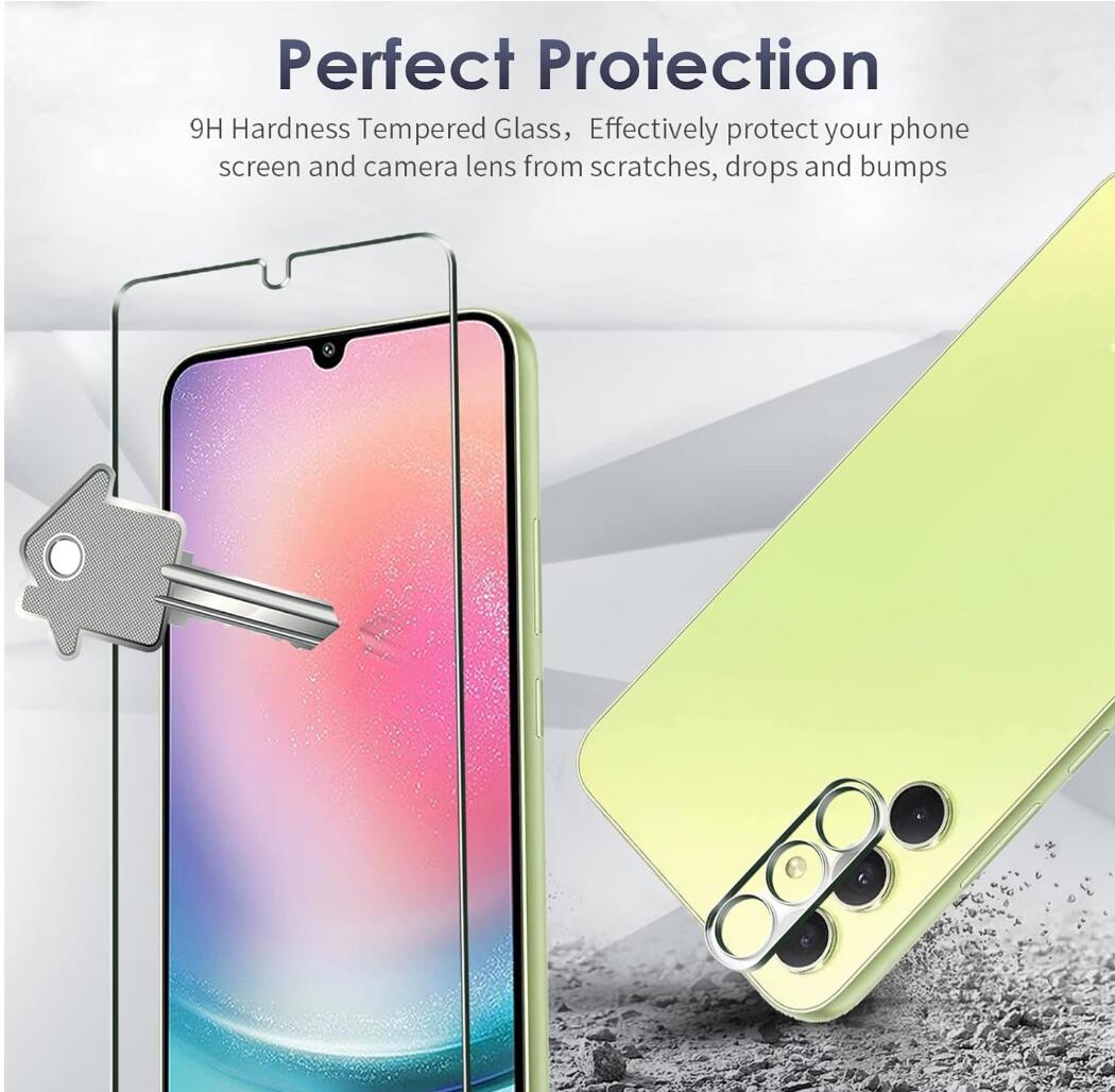 [2 Pack] Clear Tempered Glass Samsung Galaxy A30 Screen Protector