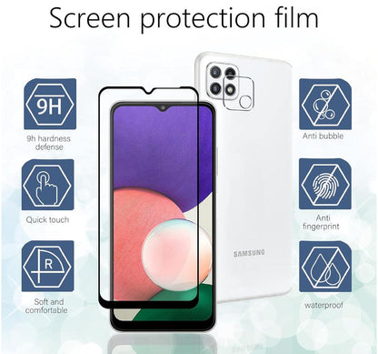 [2 Pack] Clear Tempered Glass Samsung Galaxy A21 Screen Protector