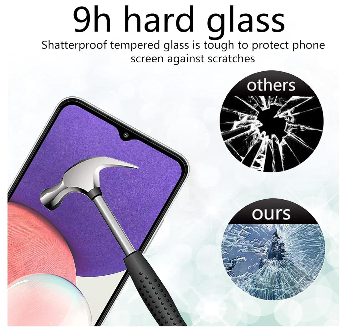 [2 Pack] Clear Tempered Glass Samsung Galaxy A21 Screen Protector