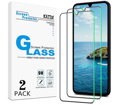 [2 Pack] Clear Tempered Glass Samsung Galaxy A34 Screen Protector