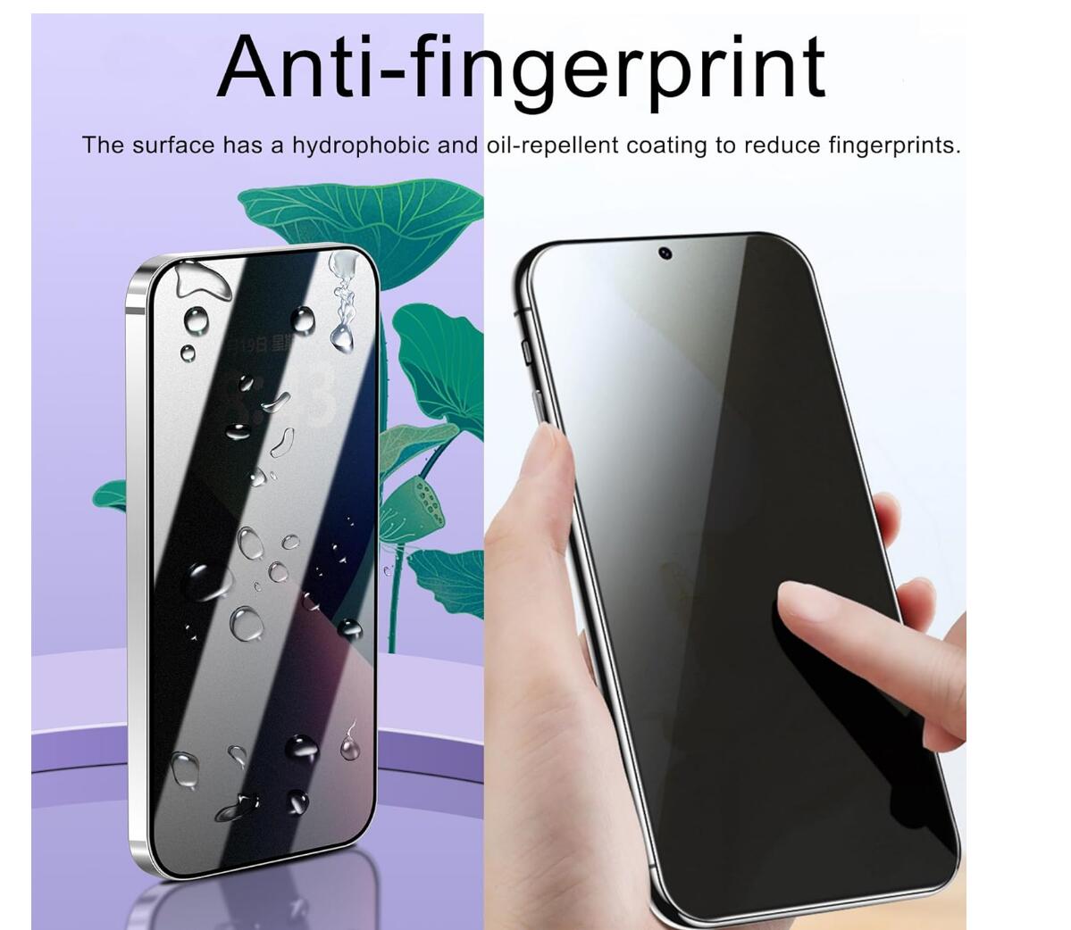 [2 Pack] Anti-Spy Tempered Glass Samsung Galaxy A01 Screen Protector