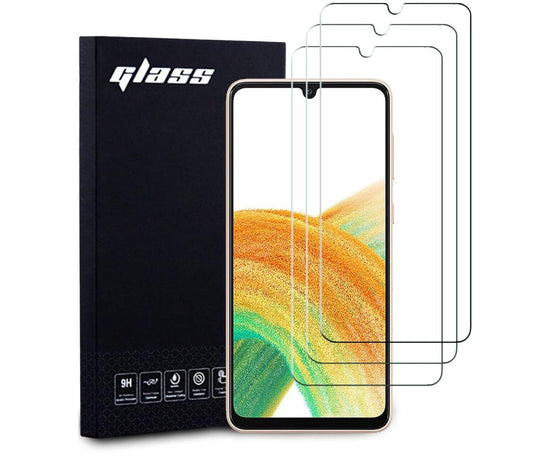 [2 Pack] Clear Tempered Glass Samsung Galaxy A33 Screen Protector