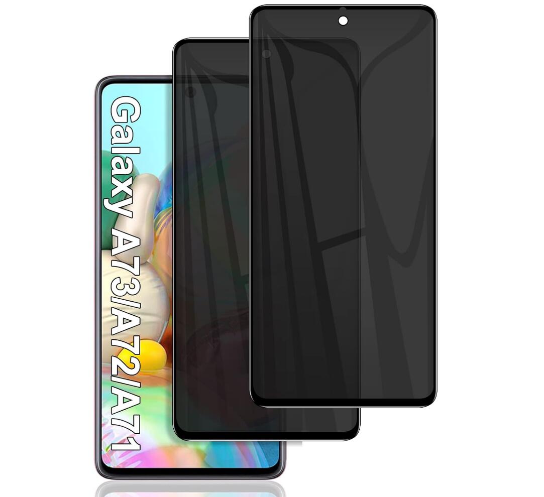 [2 Pack] Anti-Spy Tempered Glass Samsung Galaxy A72 Screen Protector