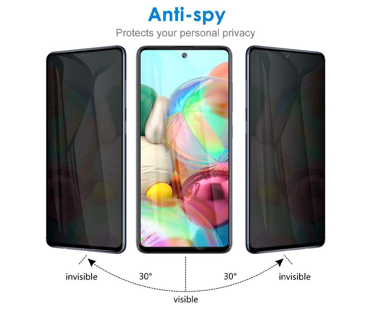 [2 Pack] Anti-Spy Tempered Glass Samsung Galaxy A71 Screen Protector