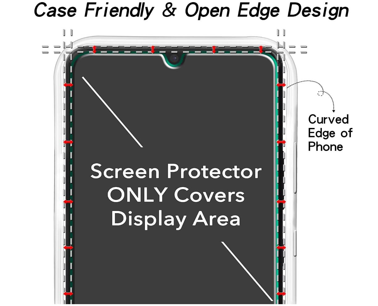 [2 Pack] Clear Tempered Glass Samsung Galaxy A42 Screen Protector