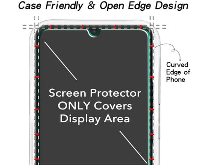 [2 Pack] Clear Tempered Glass Samsung Galaxy A42 Screen Protector