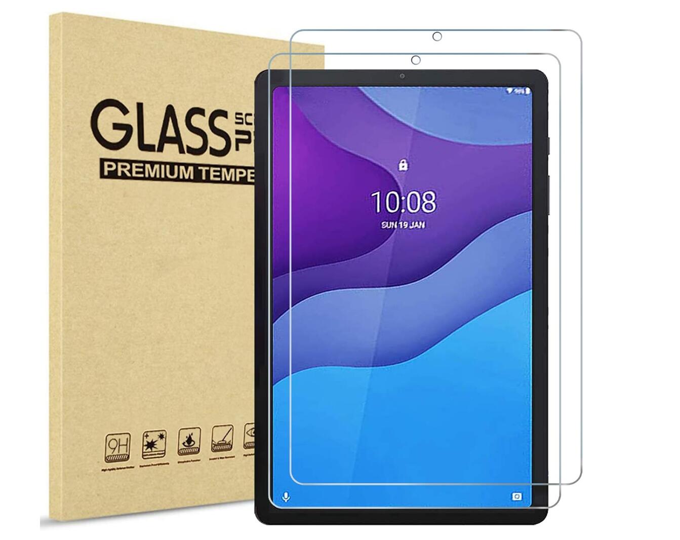 [2 Pack] Clear Tempered Glass Lenovo Tab M10 HD (2020) Screen Protector