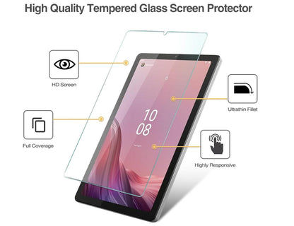 [2 Pack] Clear Tempered Glass Lenovo Tab M9 (2023) Screen Protector