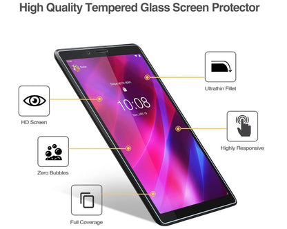 [2 Pack] Clear Tempered Glass Lenovo Tab M7 (2021) Screen Protector