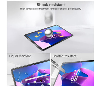 [2 Pack] Clear Tempered Glass Lenovo Tab M10 Plus (2022) Screen Protector