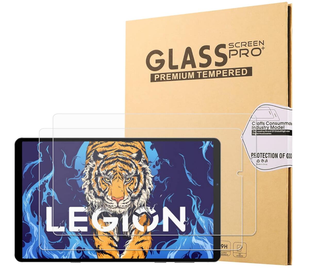 [2 Pack] Clear Tempered Glass Lenovo Legion Y700 (2022) Screen Protector