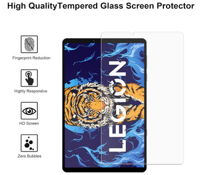 [2 Pack] Clear Tempered Glass Lenovo Legion Y700 (2022) Screen Protector