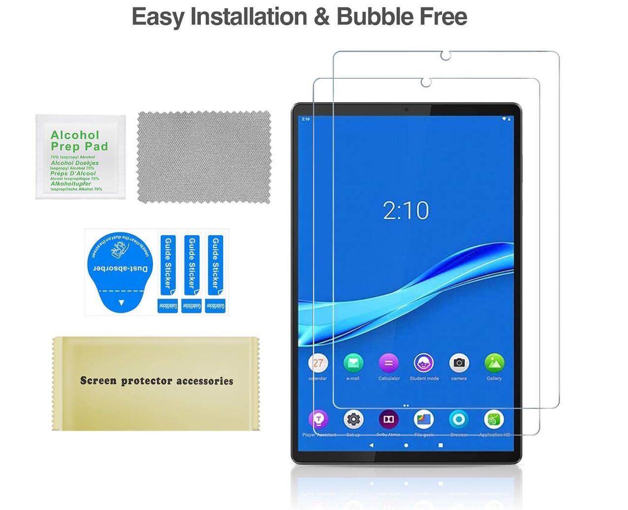 [2 Pack] Clear Tempered Glass Lenovo Tab M11 (2024) Screen Protector