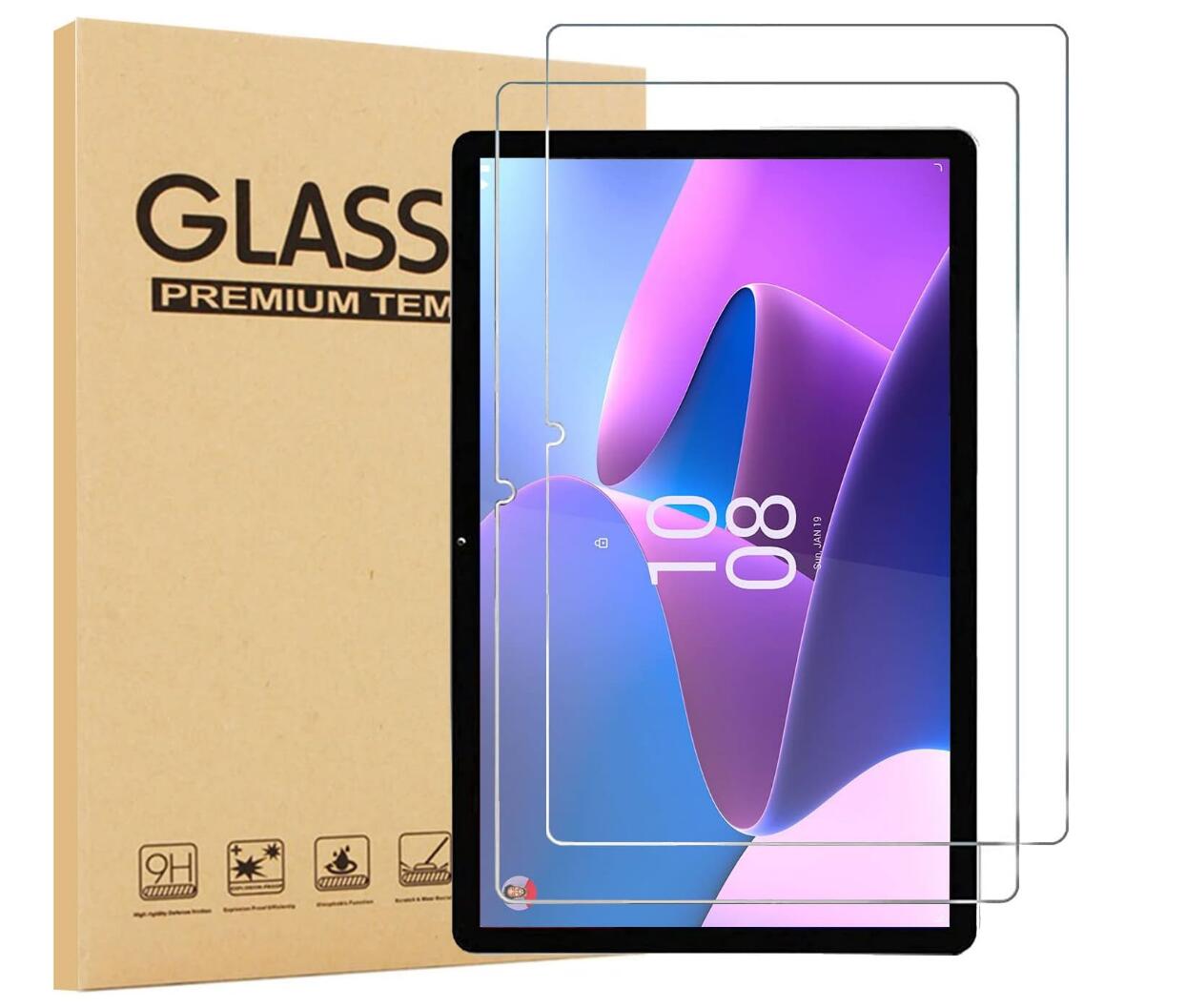 [2 Pack] Clear Tempered Glass Lenovo Tab P11 Plus (2023) Screen Protector