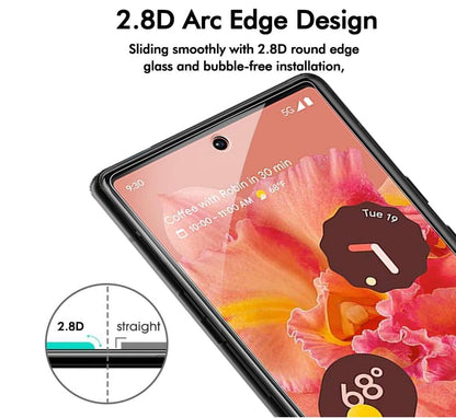 [2 Pack] Clear Tempered Glass Google Pixel 6A Screen Protector