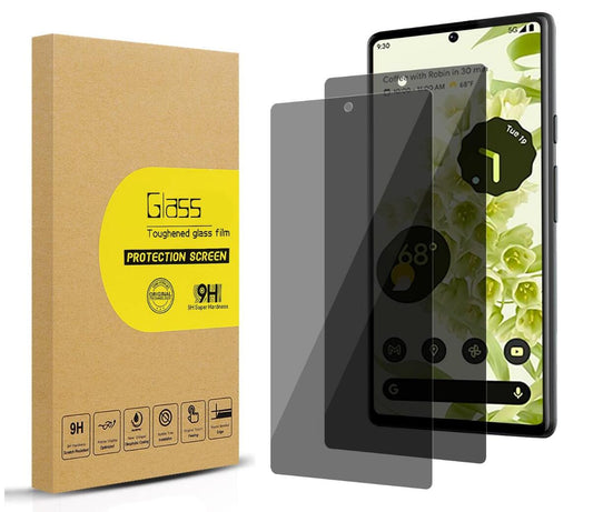 [2 Pack] Anti-Spy Tempered Glass Google Pixel 6 Pro Screen Protector