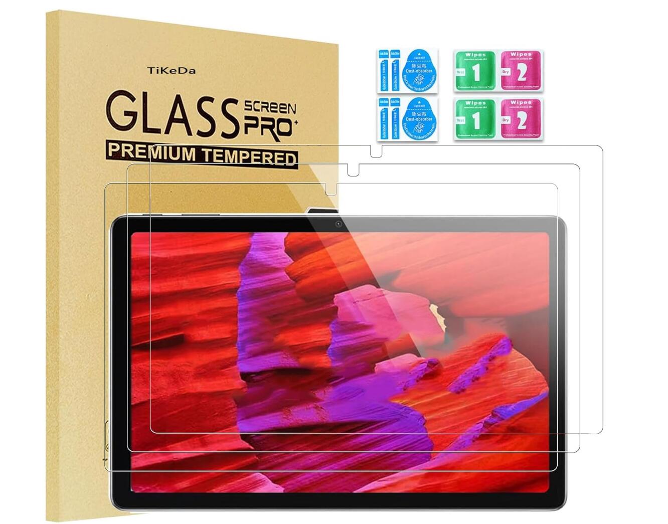 [2 Pack] Clear Tempered Glass Kindle Fire Max Screen Protector