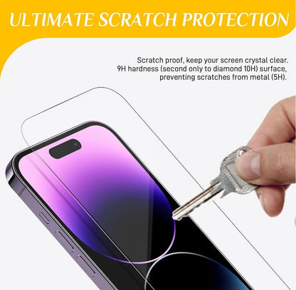 [2 Pack] Clear Tempered Glass Apple iPhone 12 Mini Screen Protector