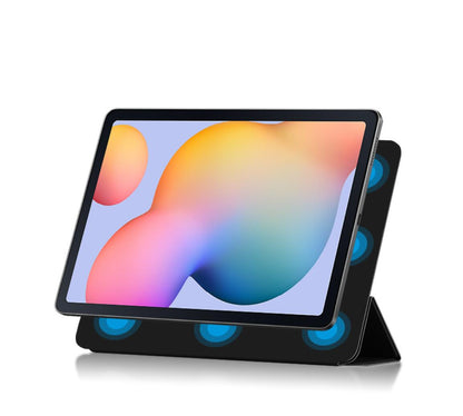 Magnetic Foldable Stand Goatskin Samsung Galaxy Tab S6 Lite Case