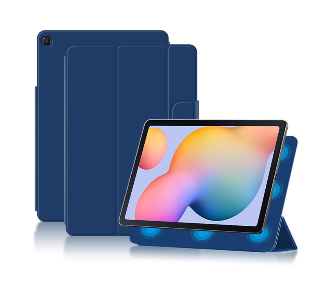 Magnetic Foldable Stand Goatskin Samsung Galaxy Tab S6 Lite Case