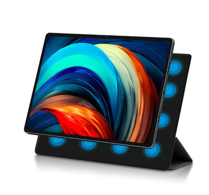 Magnetic Foldable Stand Goatskin Lenovo Tab P12 Pro (2021) Case