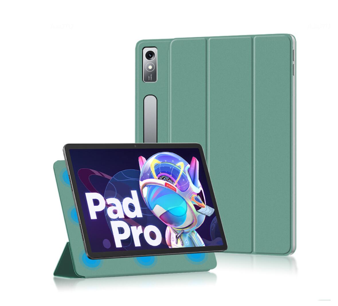 Magnetic Foldable Stand Goatskin Lenovo Tab P11 Pro (2022) Case