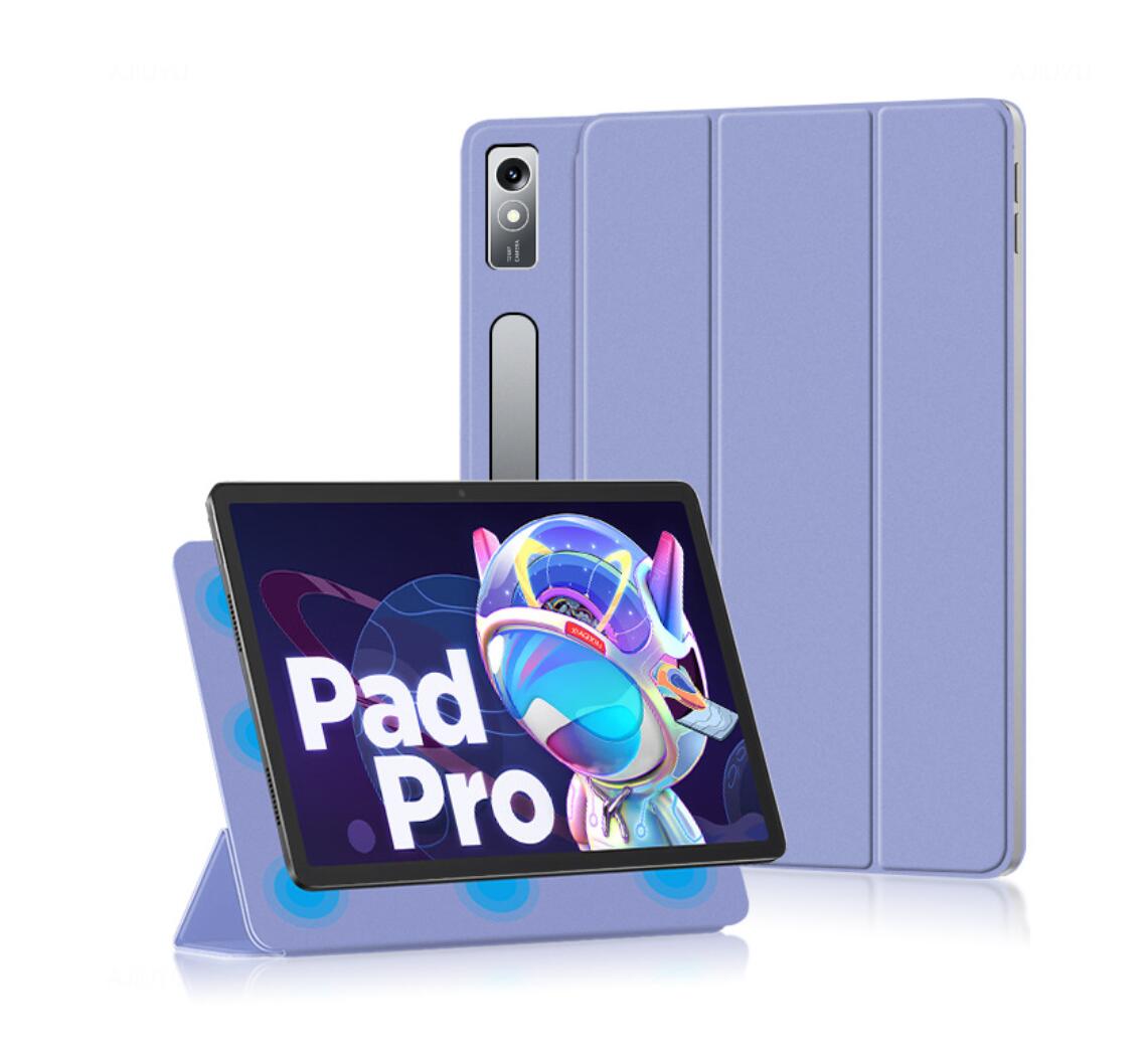 Magnetic Foldable Stand Goatskin Lenovo Tab P11 Pro (2022) Case