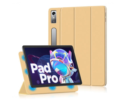 Magnetic Foldable Stand Goatskin Lenovo Tab P11 Pro (2022) Case