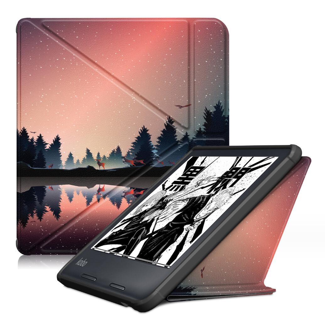 Transformer Stand Soft TPU Leather Kobo Libra 2 Case