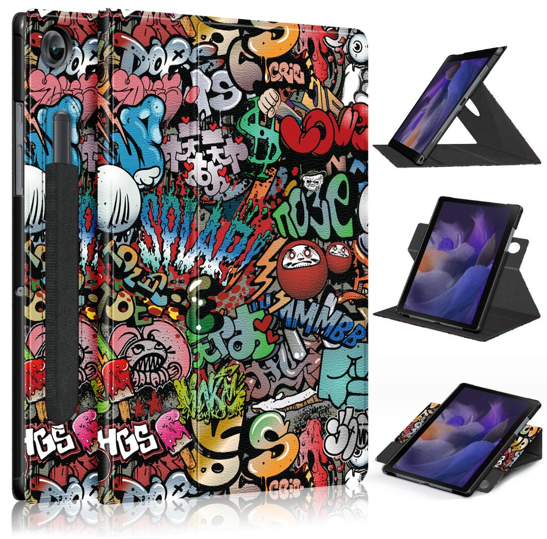 Rotating Stand Voltage Samsung Galaxy Tab A8 Case Leather