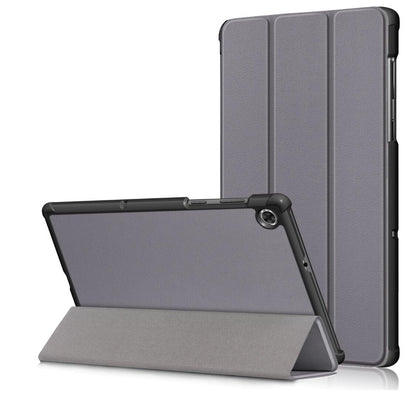 Tri-fold Caster Leather Lenovo Tab M10 HD (2020) Case Hard Shell Slim