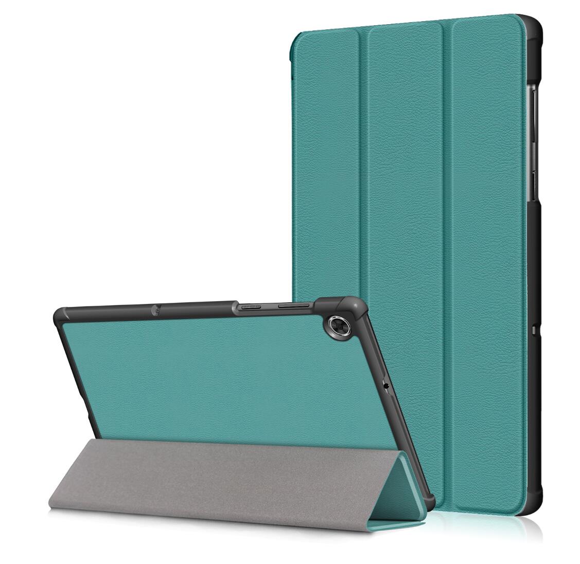 Tri-fold Caster Leather Lenovo Tab M10 HD (2020) Case Hard Shell Slim