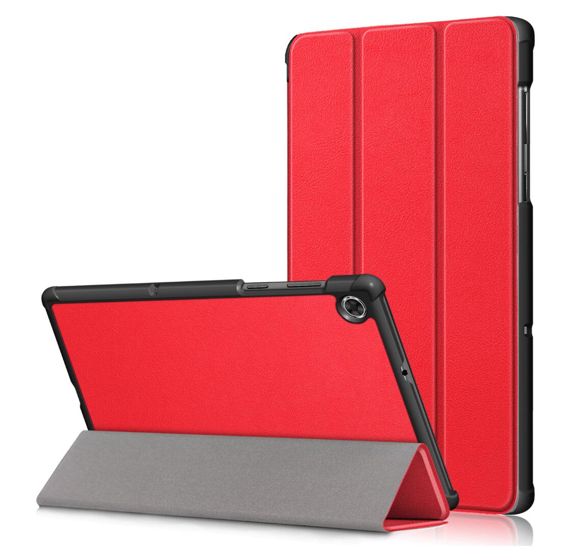 Tri-fold Caster Leather Lenovo Tab M10 HD (2020) Case Hard Shell Slim