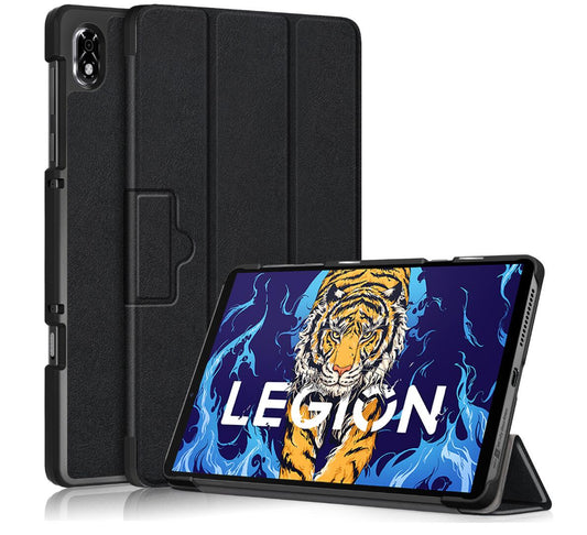 Tri-fold Caster Leather Lenovo Legion Y700 (2022) Case Hard Shell Slim