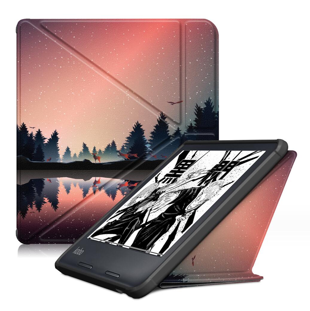 Transformer Stand Soft TPU Leather Kobo Sage Case