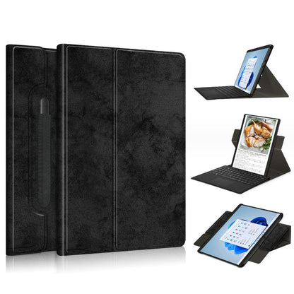 Rotating Stand Voltage Microsoft Surface Pro 8 Case Leather