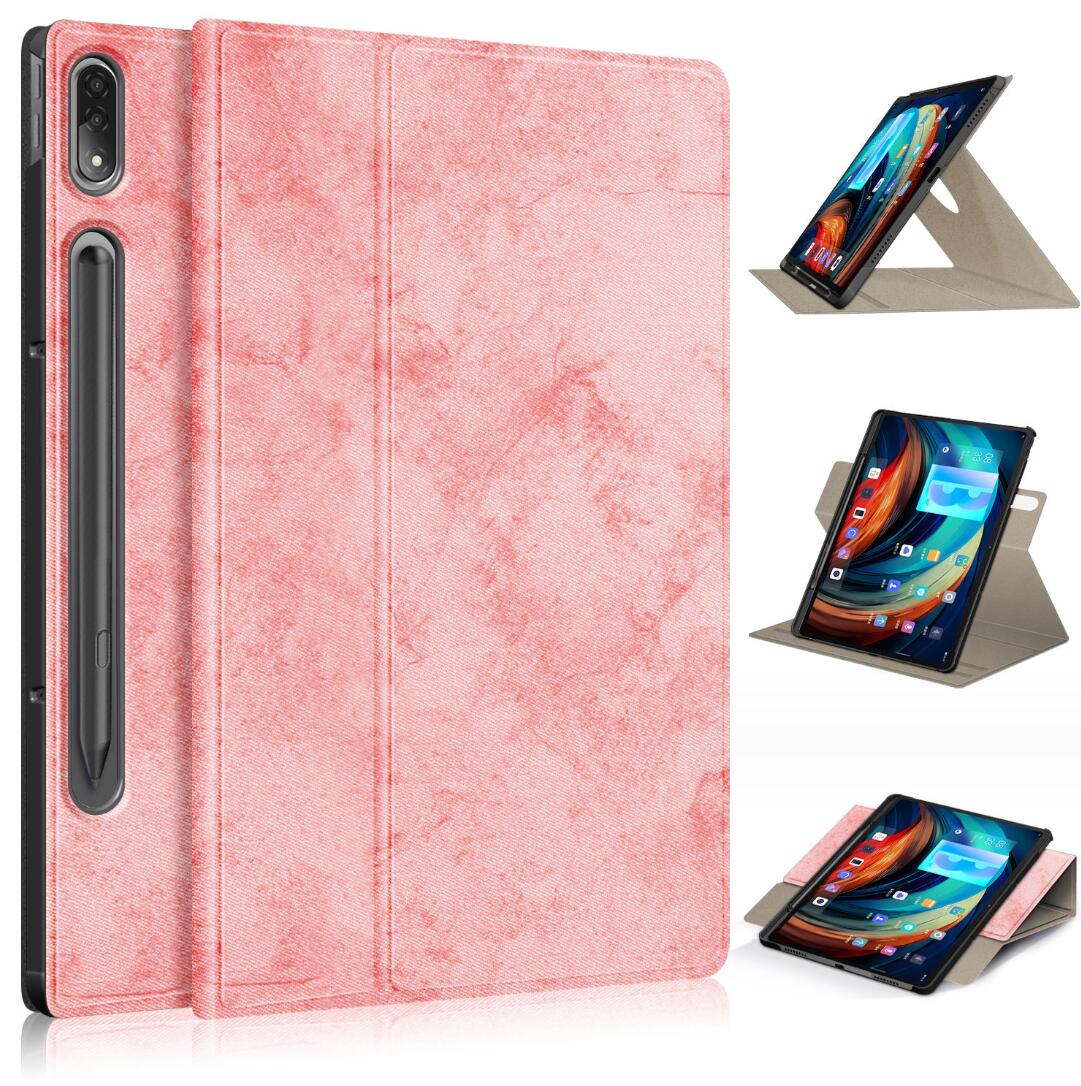 Rotating Stand Voltage Lenovo Tab P12 Pro (2021) Case Leather