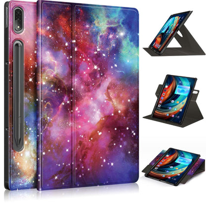 Rotating Stand Voltage Lenovo Tab P12 Pro (2021) Case Leather