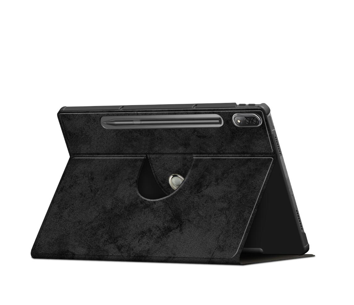 Rotating Stand Voltage Lenovo Tab P12 Pro (2021) Case Leather