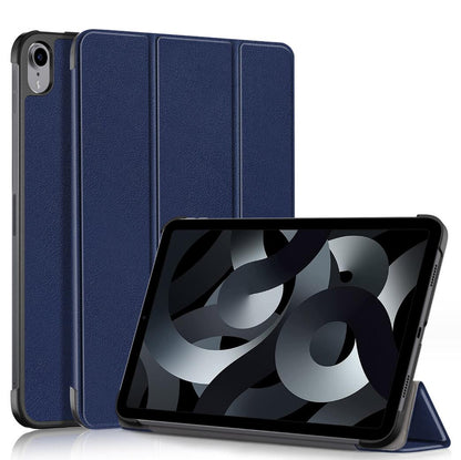 Tri-fold Caster Leather Apple iPad 10 Case Hard Shell Slim