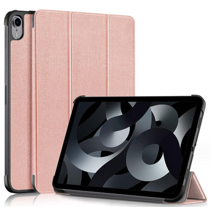 Tri-fold Caster Leather Apple iPad 10 Case Hard Shell Slim