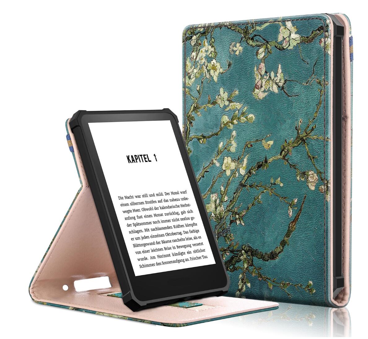 Rotating Stand Voltage Amazon Kindle (2022) Case Leather