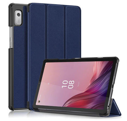 Tri-fold Caster Leather Lenovo Tab M9 (2023) Case Hard Shell Slim