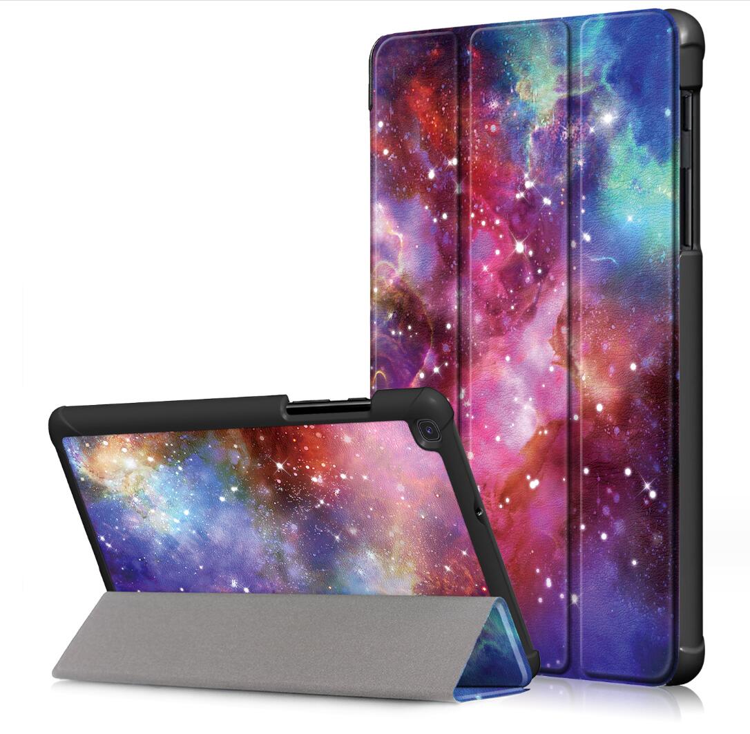 Tri-fold Caster Leather Samsung Galaxy Tab A 8.0 (2019) Case Slim