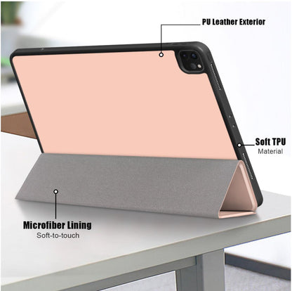 Soft TPU Combo Leather Apple iPad Pro 11 (2018) Case Tri-fold Stand