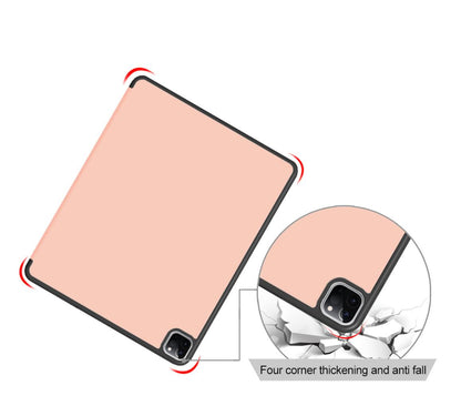 Soft TPU Combo Leather Apple iPad Pro 11 (2018) Case Tri-fold Stand