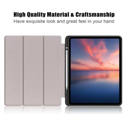 Soft TPU Combo Leather Apple iPad Pro 11 (2018) Case Tri-fold Stand